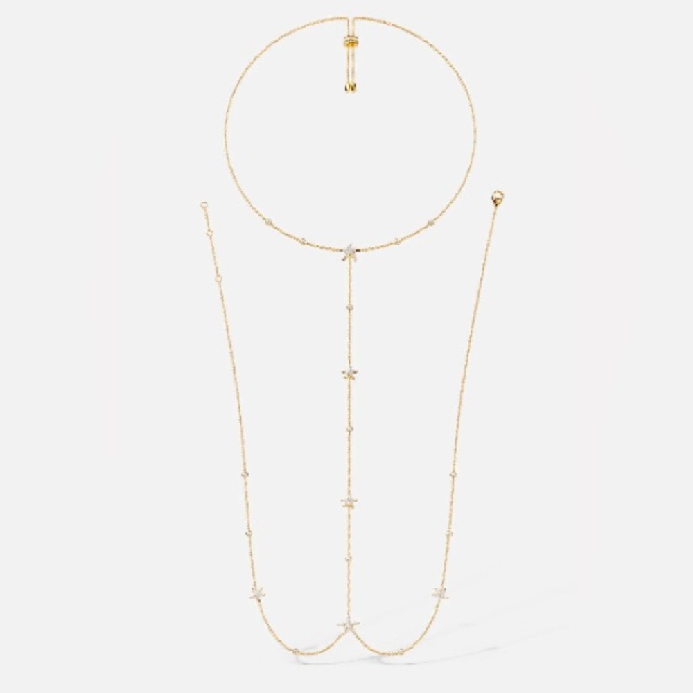 APM Monaco 18K gold SEA STAR ADJUSTABLE BODY CHAIN